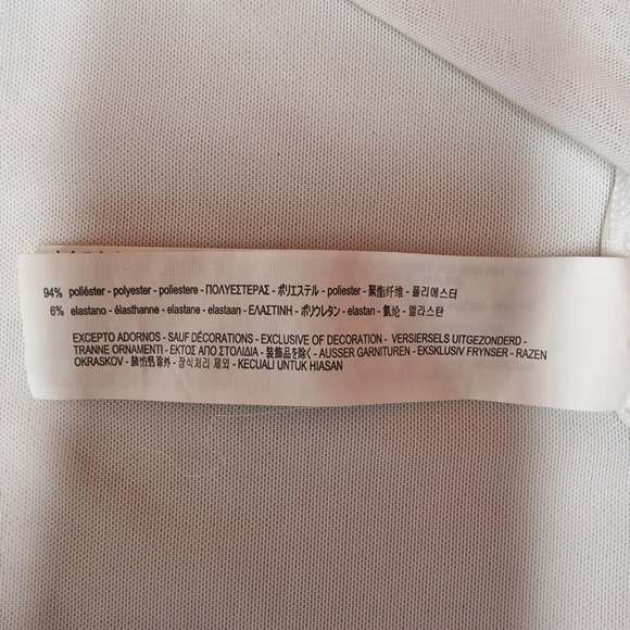 Zara Transparent That Feeling T-Shirt Women UK 8 - Picture 4 of 4